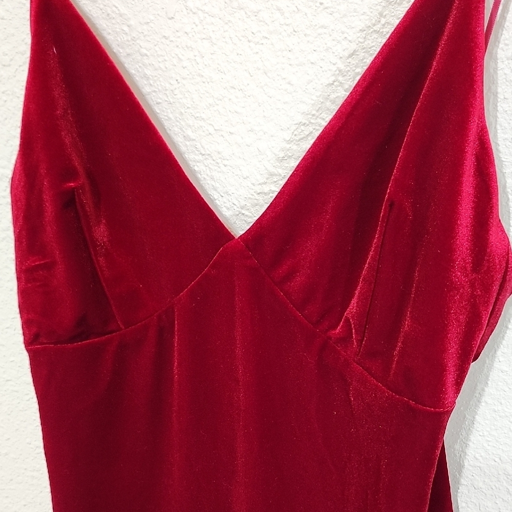 Lovers + Friends Red Spaghetti Strap Slip Dress - Picture 5 of 9
